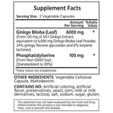 징코PS 6000 (은행잎 추출물+포스파티딜세린)